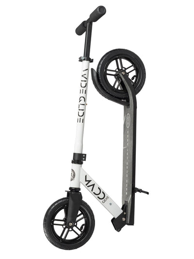 Wide Glide Folding Commuter Scooter - White