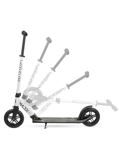 Wide Glide Folding Commuter Scooter - White