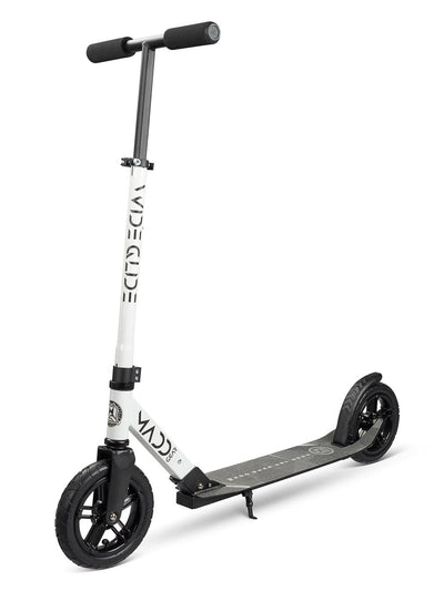 Wide Glide Folding Commuter Scooter - White