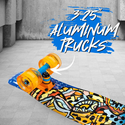 Madd Gear Light Up Complete Skateboard - Sahara