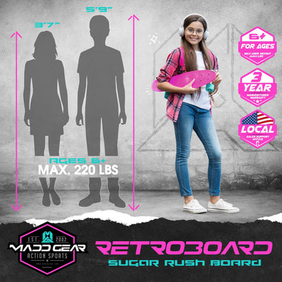 Skateboard rétro 22" - Sugar Rush