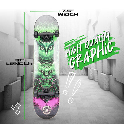 31" Kickflip Spec Skateboard - Bubo
