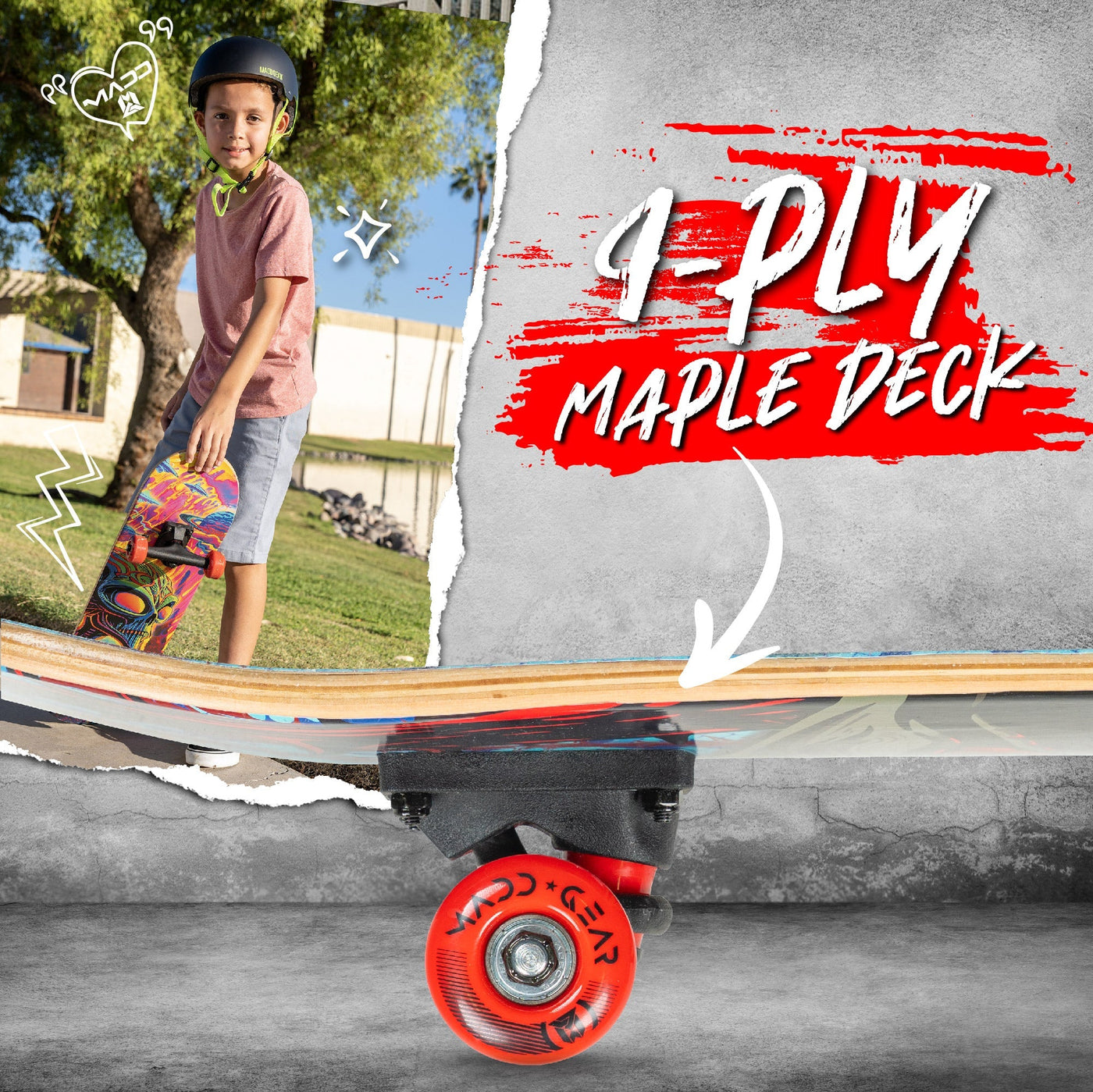 Skateboard LTR Spec 31" - Cobra