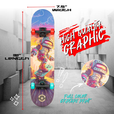Skateboard LTR Spec 31" - Space Skater