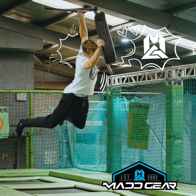 MG Bounce Trampoline Pro Stunt Scooter - Black