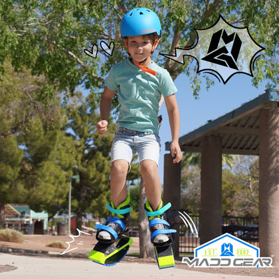 Madd Light-Up Boost Boots - Blue Lime
