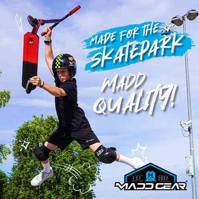 Carve Pro-X Trick Stunt Scooter - Black-Blue
