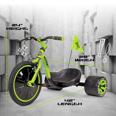 Madd Gear Drift Trike - Green Black