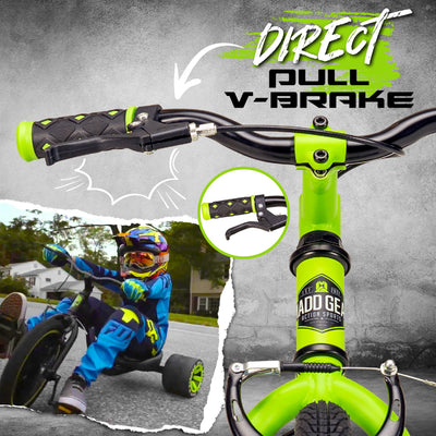 Madd Gear Drift Trike - Green Black