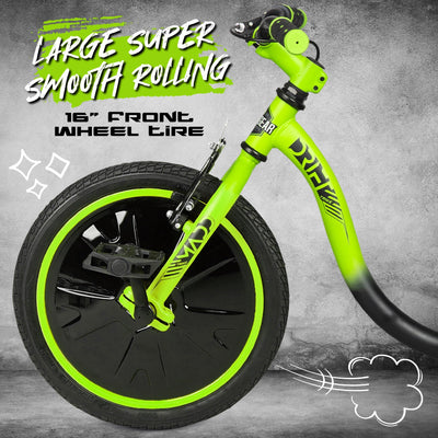Madd Gear Drift Trike - Green Black