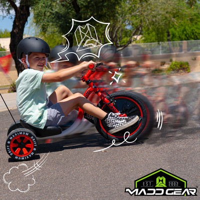 Madd Gear Drift Trike - Green Black