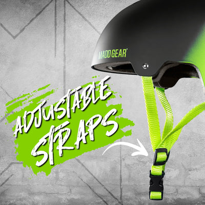 Casque EPS Certifié - Noir Vert M/L