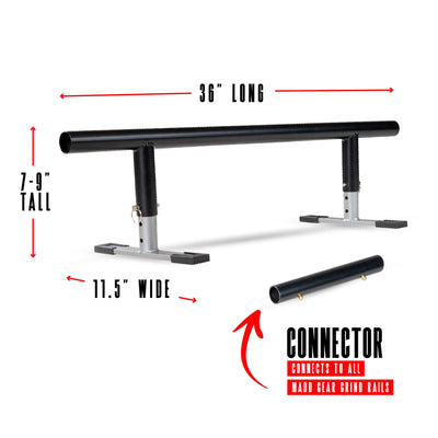 Grind Rail Extension Kit - Black Gray