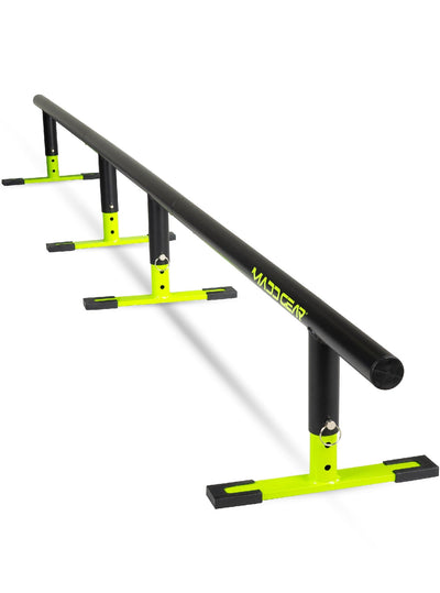 Rail de broyage réglable de 99 po - Noir vert