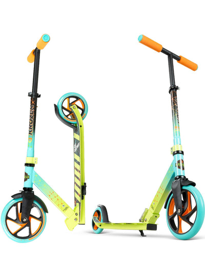 Kruzer 150 Folding Scooter - Teal Lime