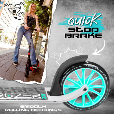 Trottinette pliante Kruzer 200 - Sarcelle