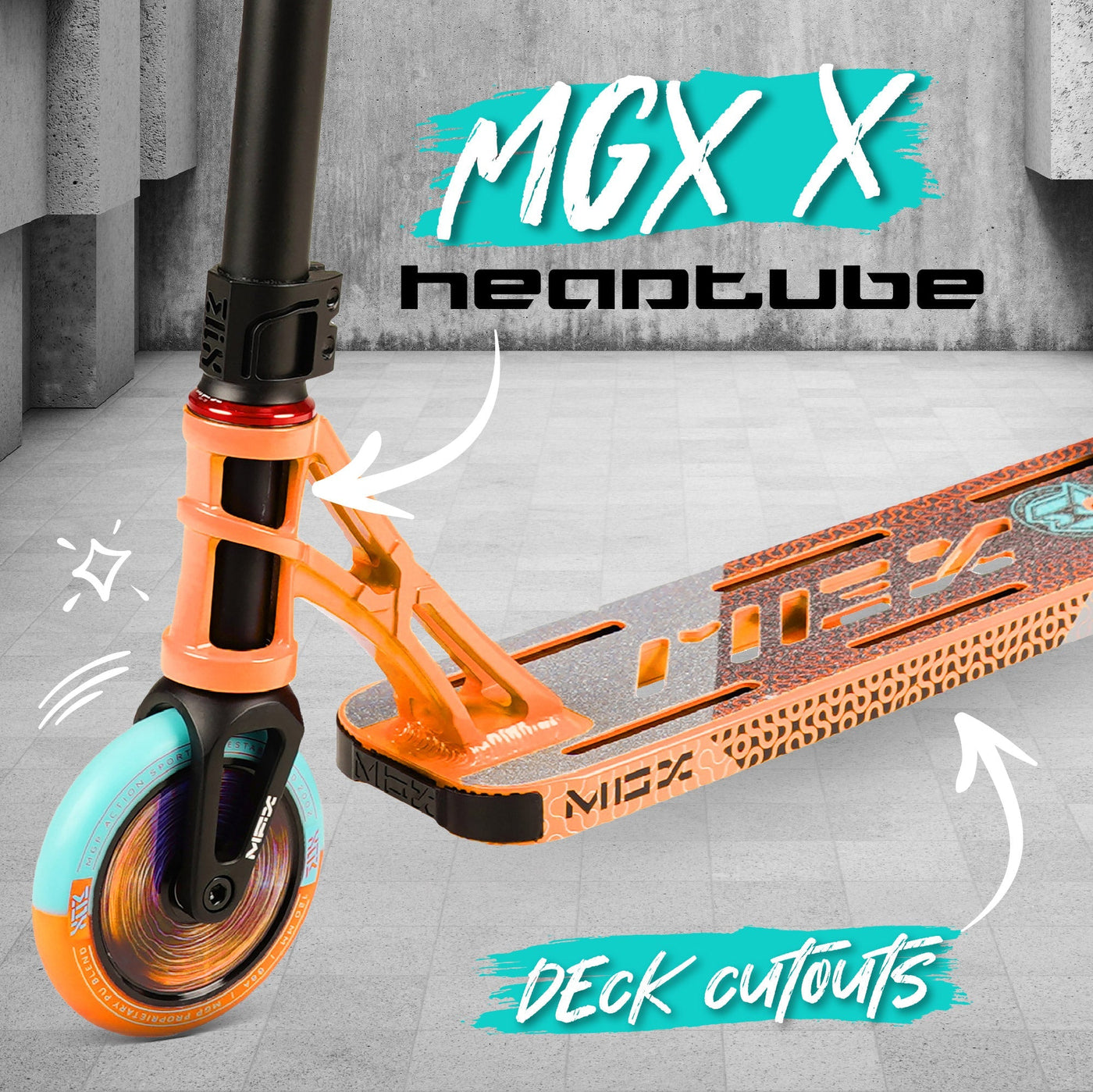 Trottinette freestyle MGX P2 - Orix 
