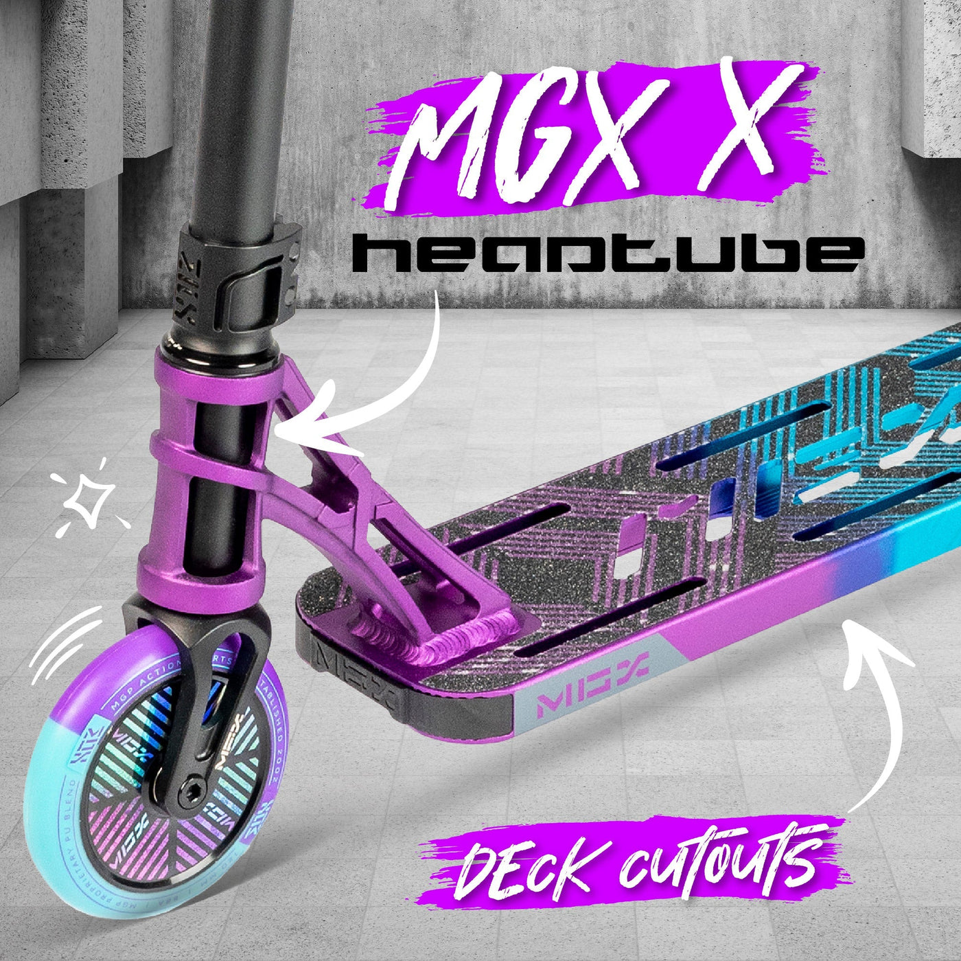 Trottinette freestyle MGX Team - RP-1