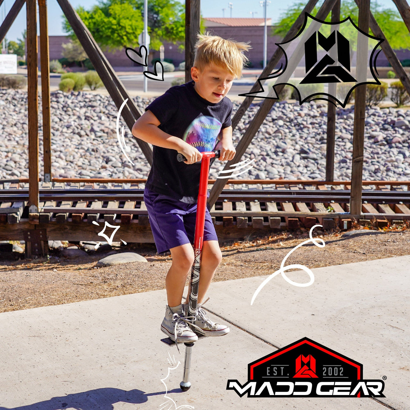Madd Pogo Stick - Rouge Noir