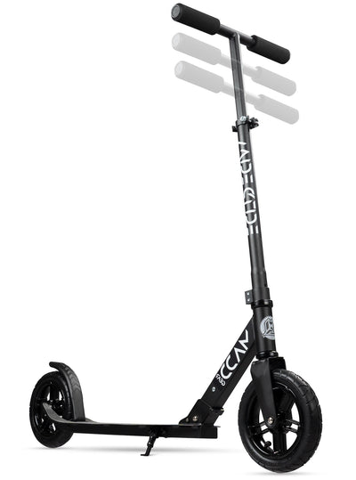 Wide Glide Folding Commuter Scooter - Black