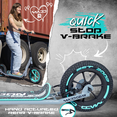 Urban Glide Commuter Scooter - Grey Teal