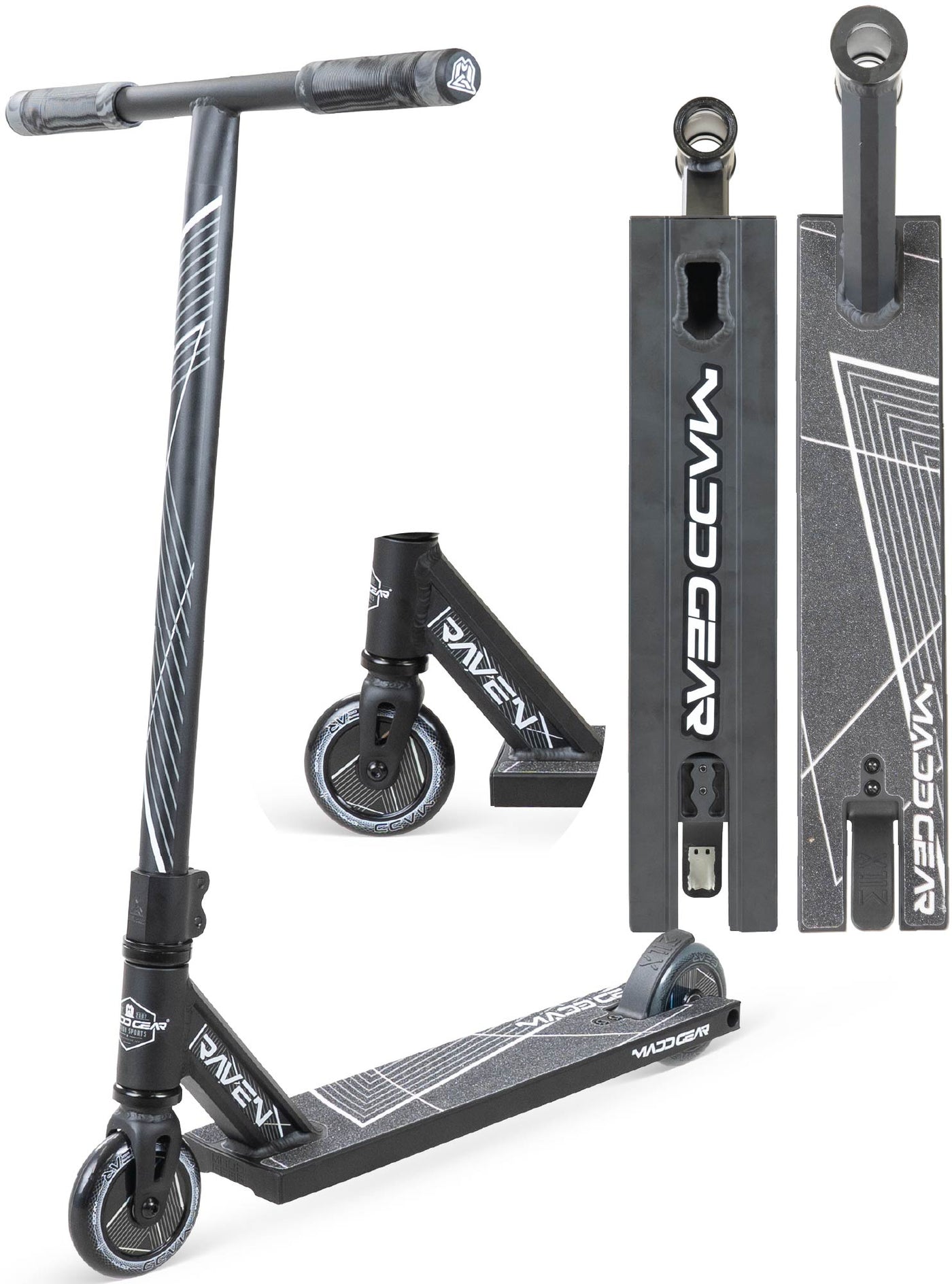 Madd Gear MG1 Raven Stunt Scooter – Schwarz