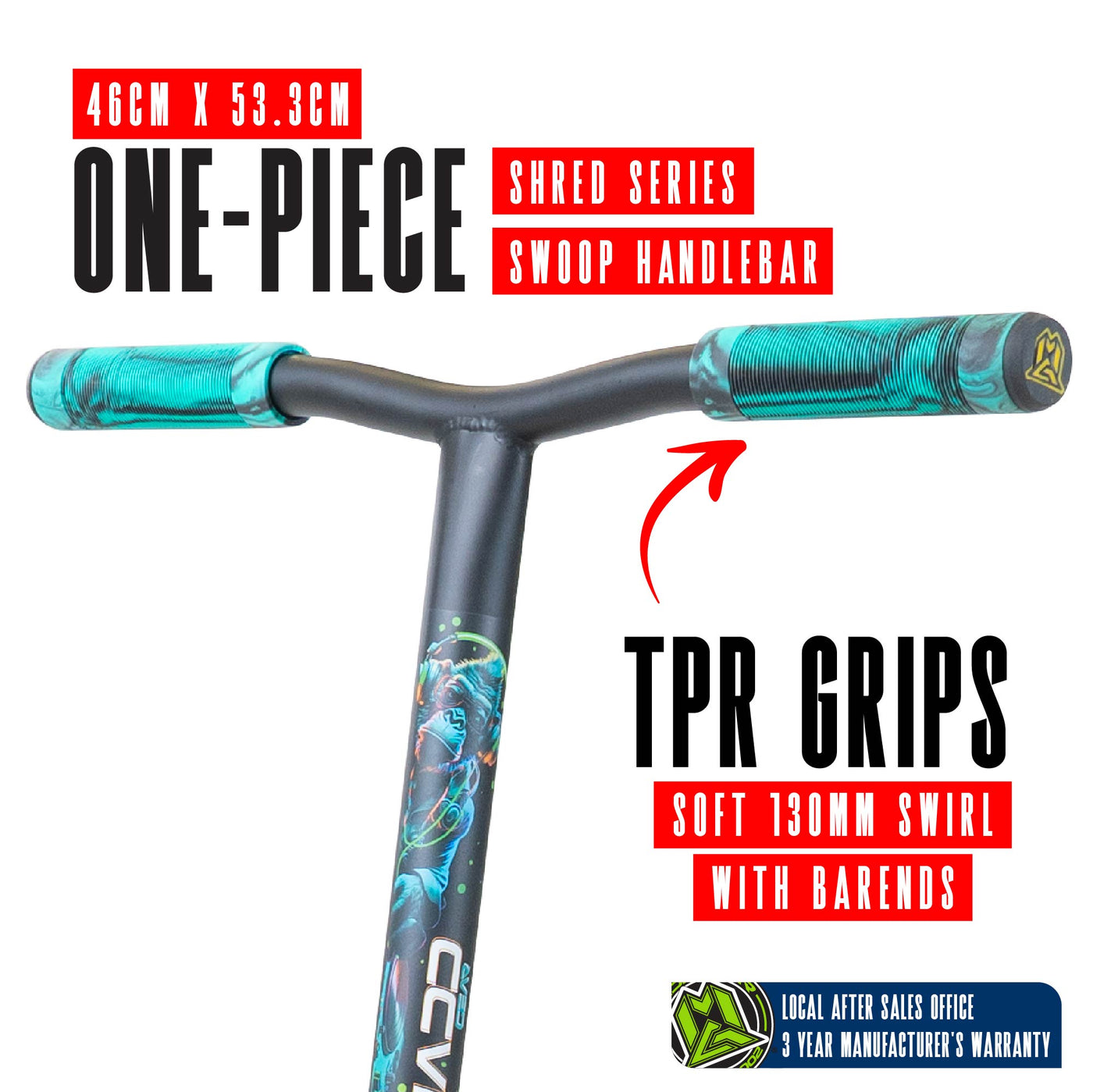 Madd Gear MG2 DJ Rilla Stunt Scooter – Schwarz Orange