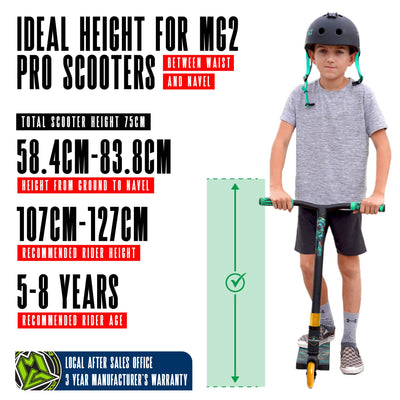 Madd Gear MG2 DJ Rilla Stunt Scooter – Schwarz Orange