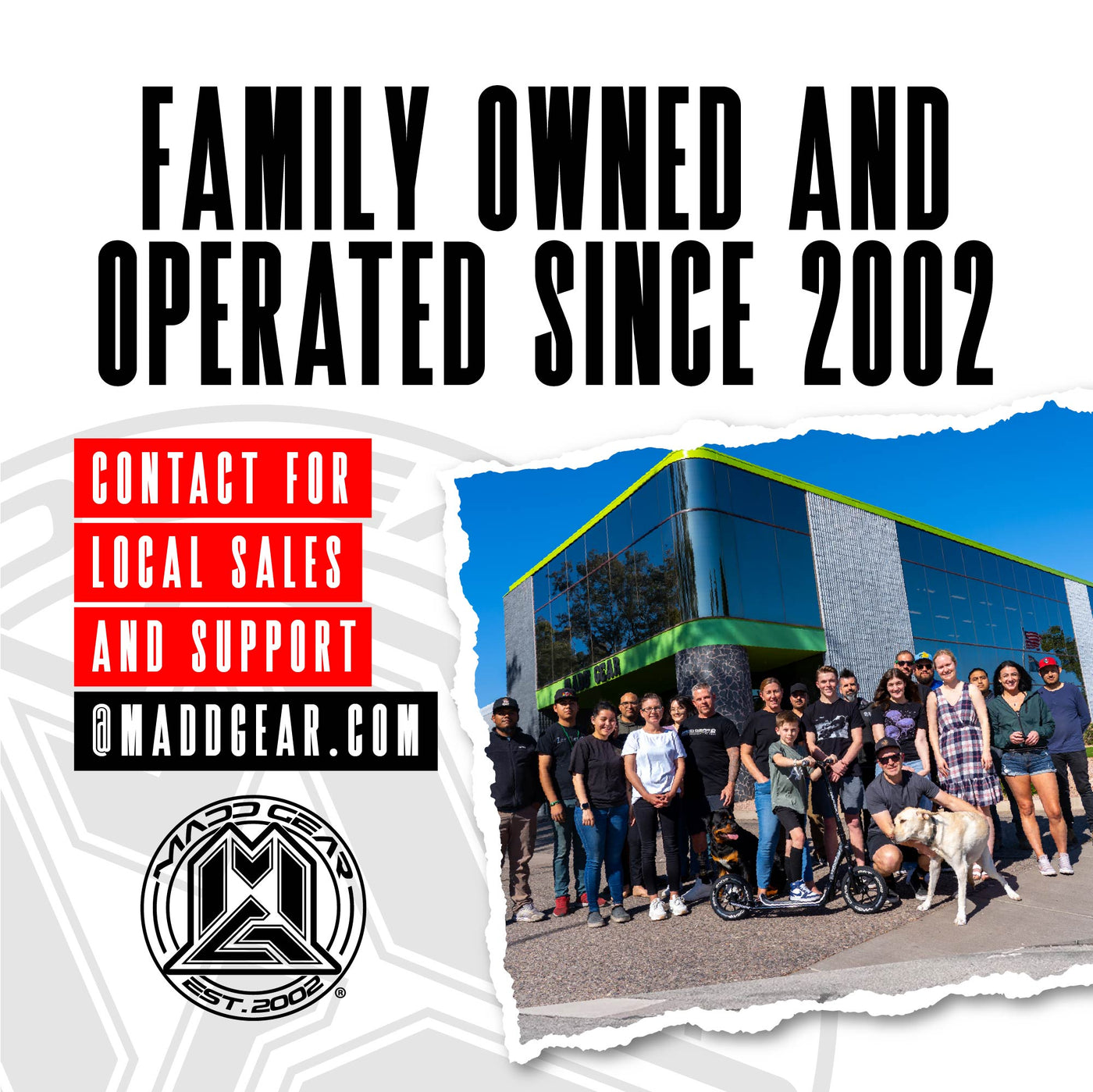 Madd Gear MG3 Zen Stunt Scooter – Schwarz