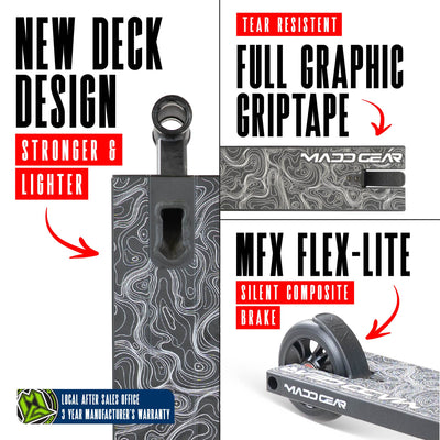 Madd Gear MG4 Titan Stunt Scooter – Schwarz