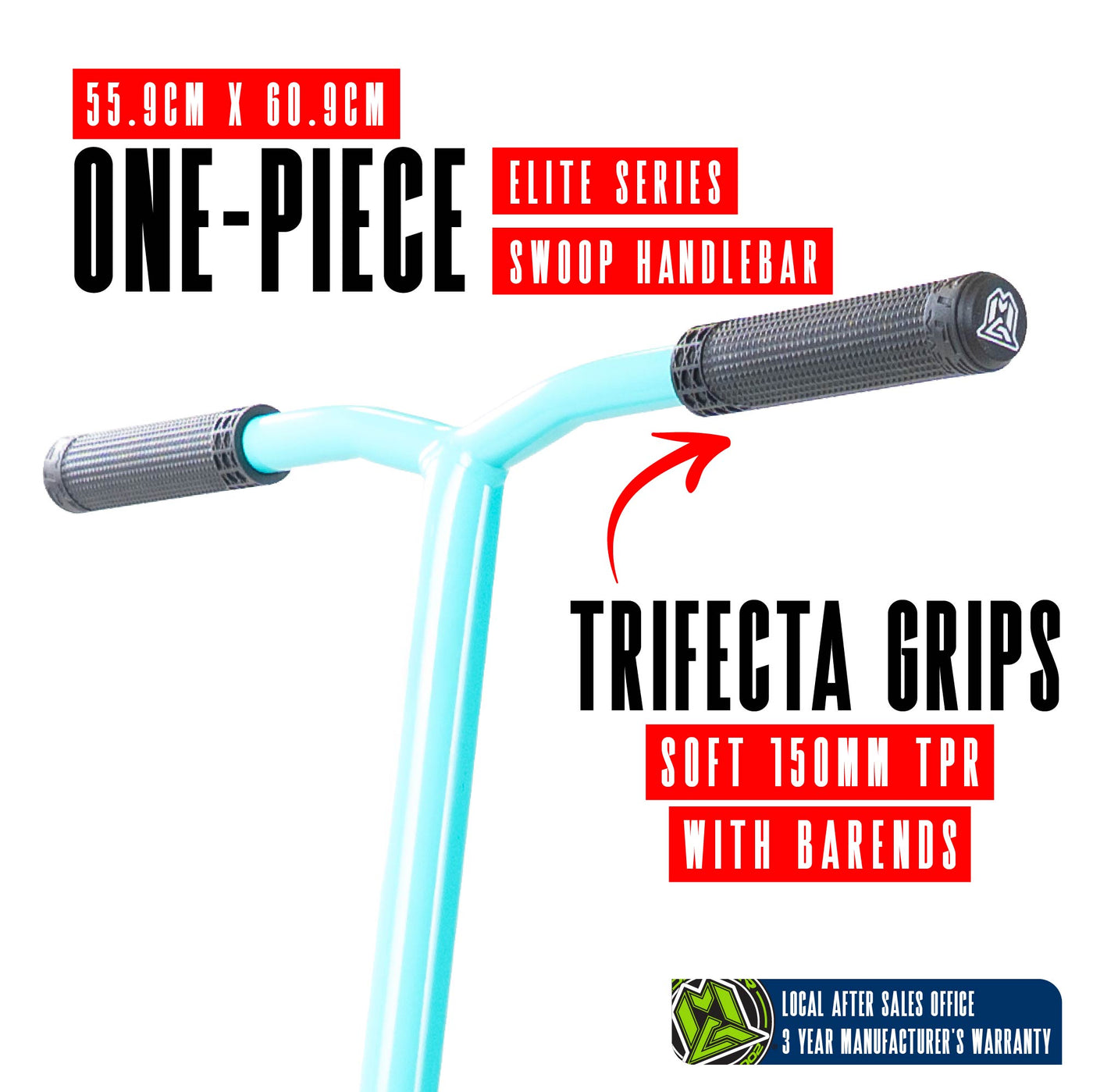 Madd Gear MG4 Titan Stunt Scooter – Türkis