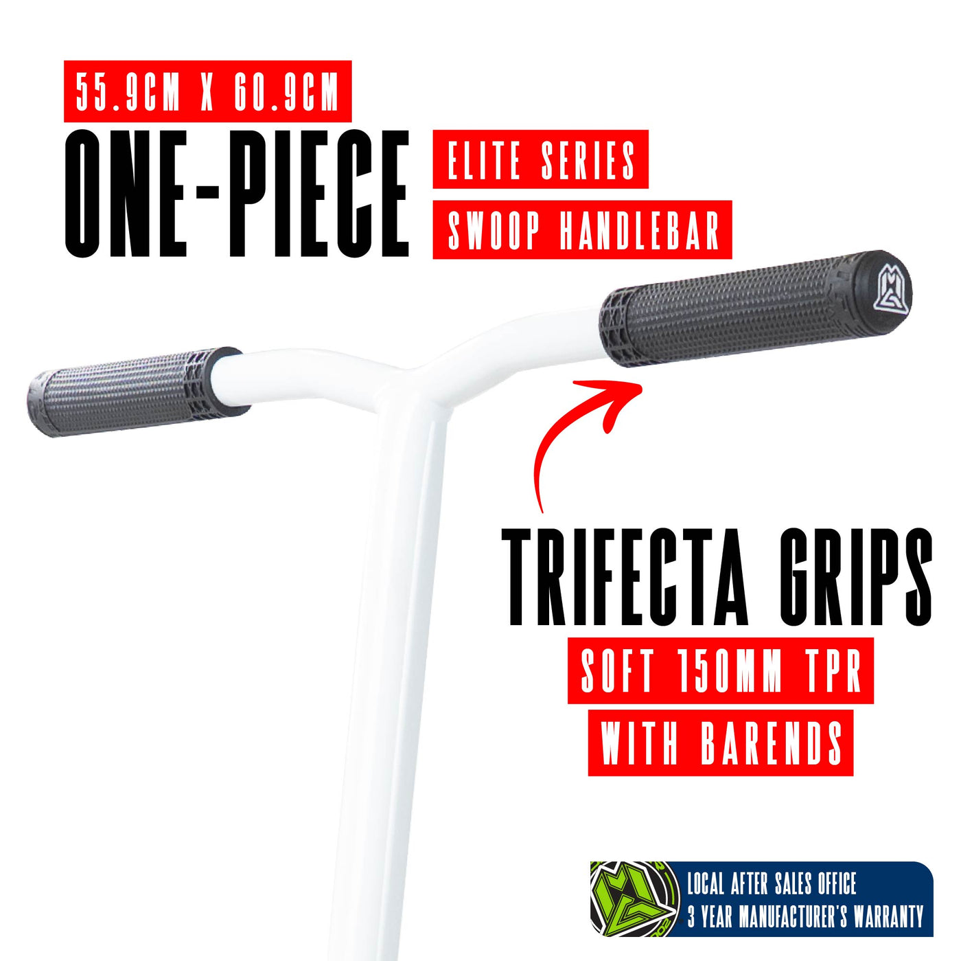 Madd Gear MG4 Titan Stunt Scooter – Weiss