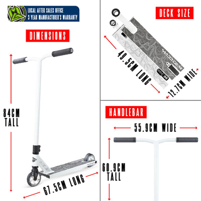 Madd Gear MG4 Titan Stunt Scooter – Weiss