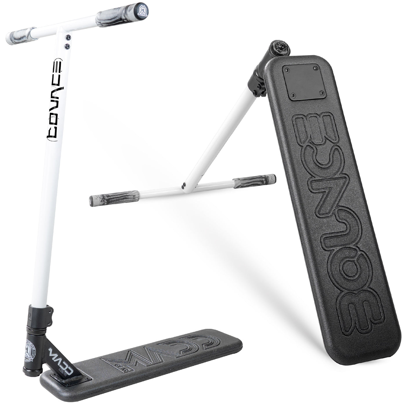 Madd Gear | Bounce Trampoline Scooter | Schwarz weiss