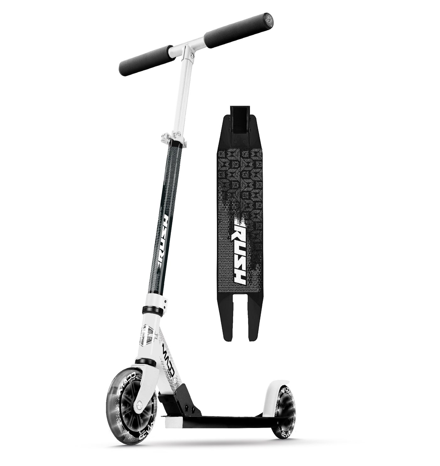 MADD GEAR | Scooter | Metro Rush 125 | Weiss schwarz