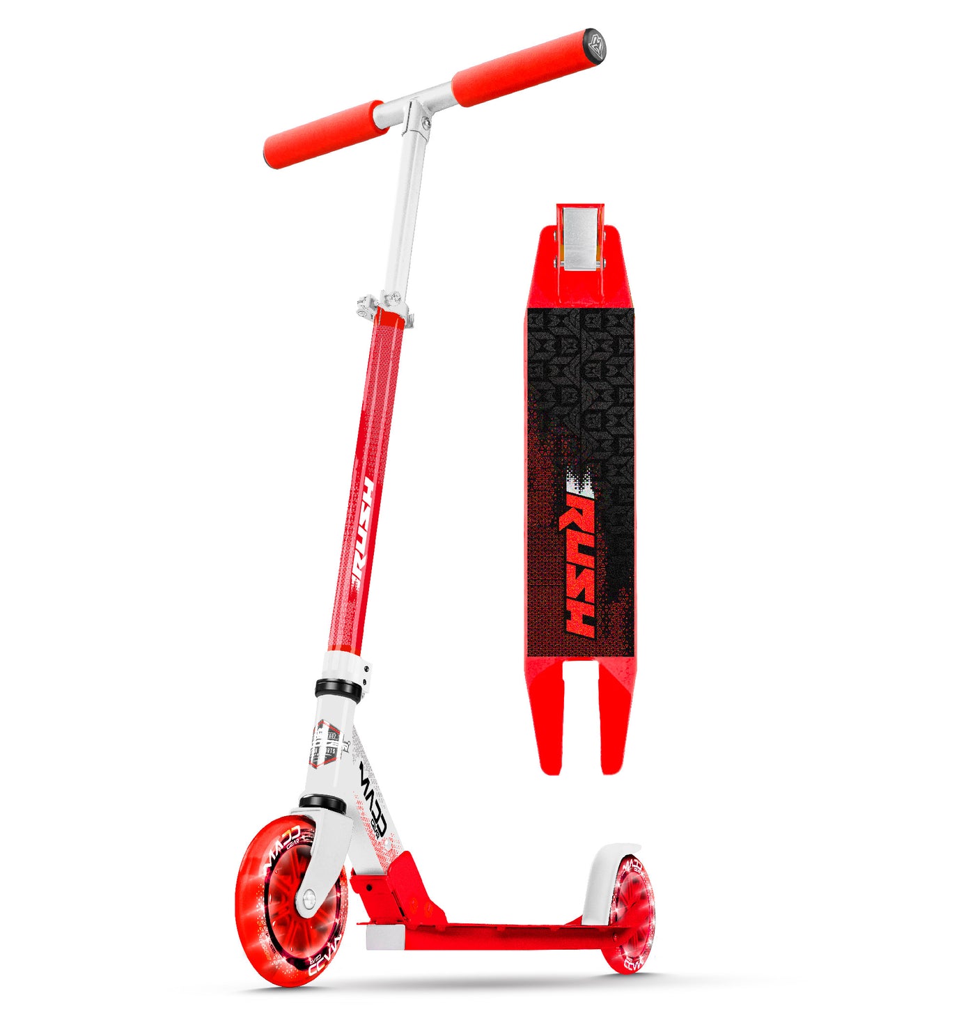 MADD GEAR | Scooter | Metro Rush 125 | Weiss rot