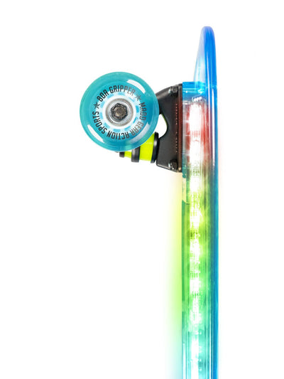 22" LED Light Up Retro Skateboard - Blue