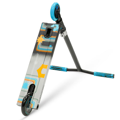 Madd Gear Carve Ultimate Stunt Scooter – Black-Grey Faded Rainbow