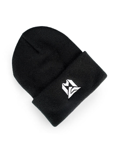 MG CUFF KNIT BEANIE - BLACK