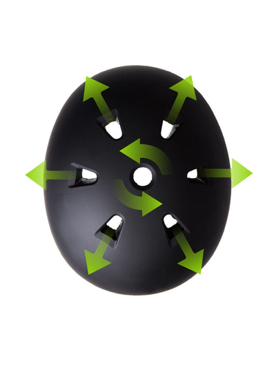 CERTIFIED EPS HELMET - BLACK GREEN